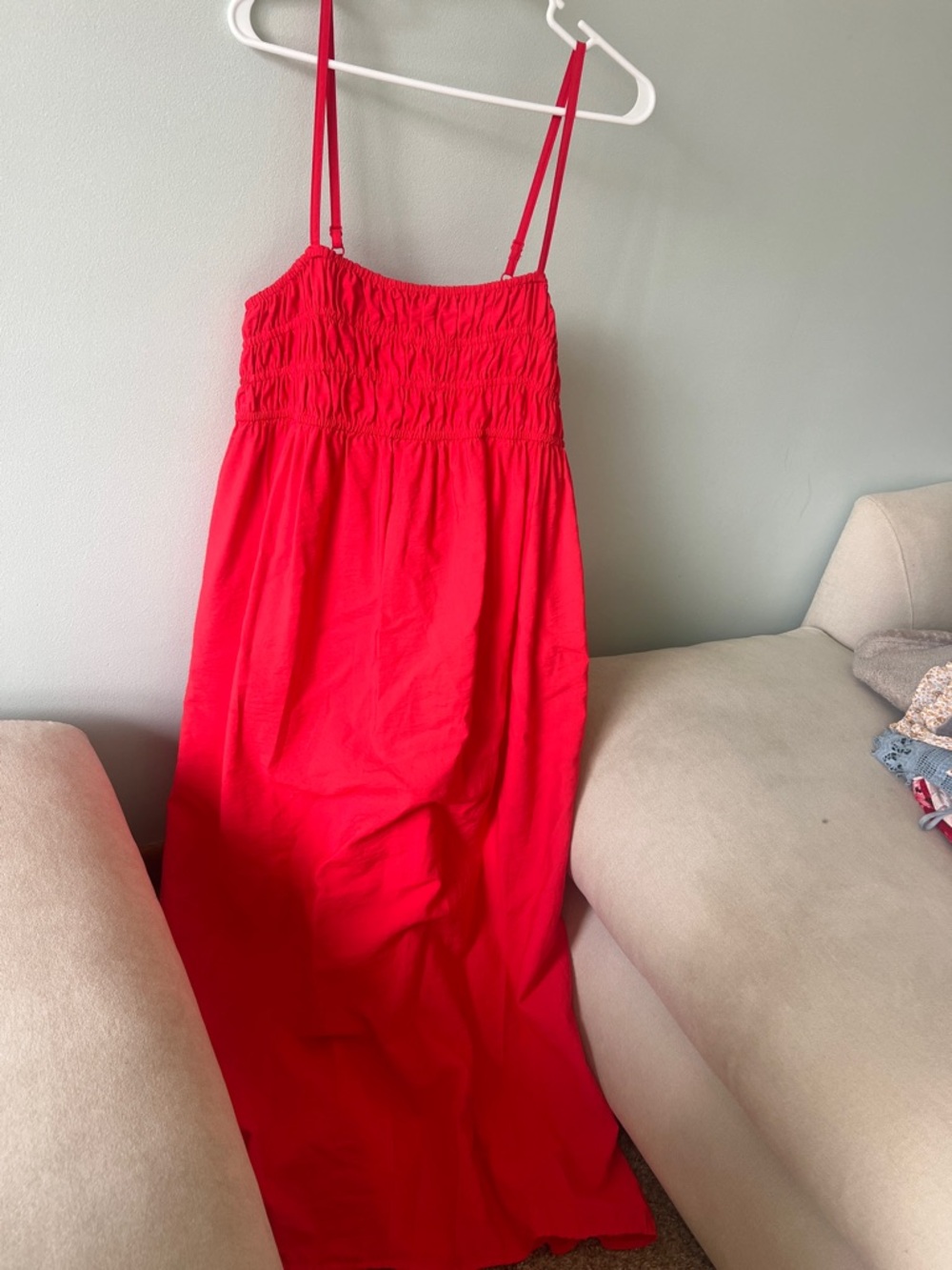 Target Red Maxi Dress with Spaghetti Straps